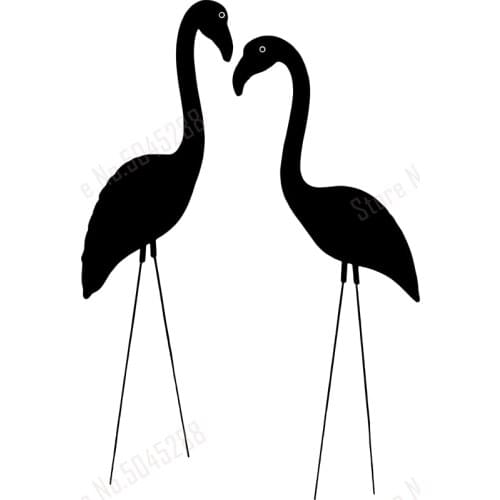 Two Bird Pattern Car Decals Kiss the Bird Pattern Car Stickers Sacred Totem Bird Pattern Wing Stickers Decor Car Notebook H153