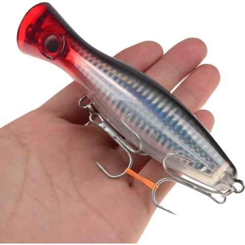 Big Popper Fishing lure 12cm 40g Crankbait Swimbait Iscas Artificial Wobblers ABS Hard Bait Pesca Bass Carp Pike Fishing Tackle