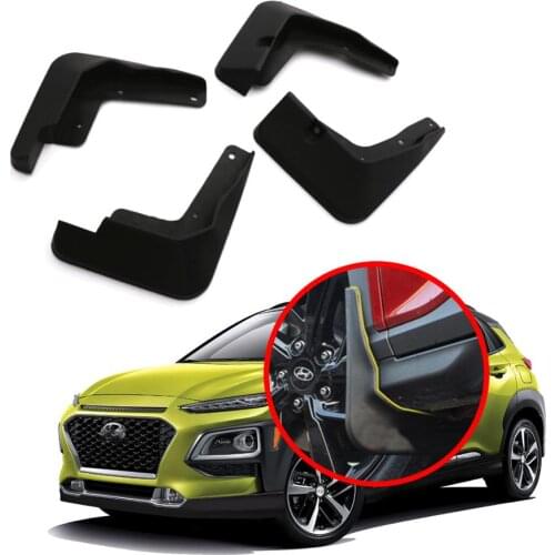 LFOTPP Car Mud Flaps Fenders For Kona 2018 2019 2020 Auto Wheel Front Rear Mudguard Splash Protective Guards Fender Accessories