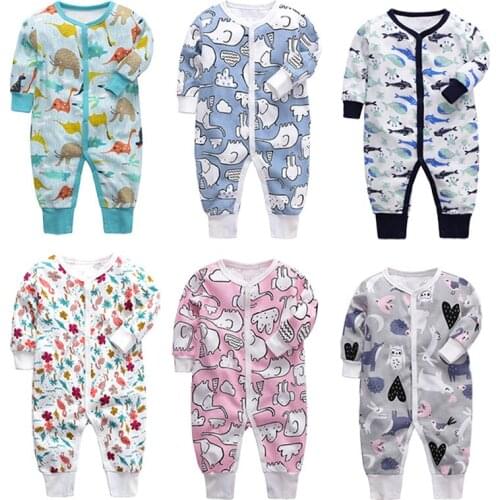 New Born Baby Romepr Warm Infant Kids Clothes Cotton Long Clibing Suit Baby Born Top Gifts Girl Fall Clothes Boys Accessories