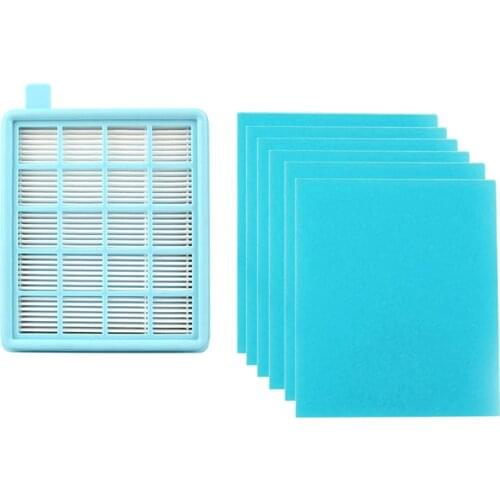 7Pcs/Lot Filter Mesh HEPA Filters for Vacuum Cleaner FC8515 FC8516 FC8517 FC8470 FC8471 FC8630 FC8631 FC8632