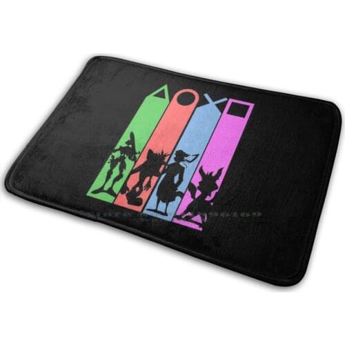 Gamer Art 2 Mat Rug Carpet Anti-Slip Bedroom Entrance Door Mat Gamer Destiny Destiny 2 Two Kingdom Hearts Kingdom Hearts