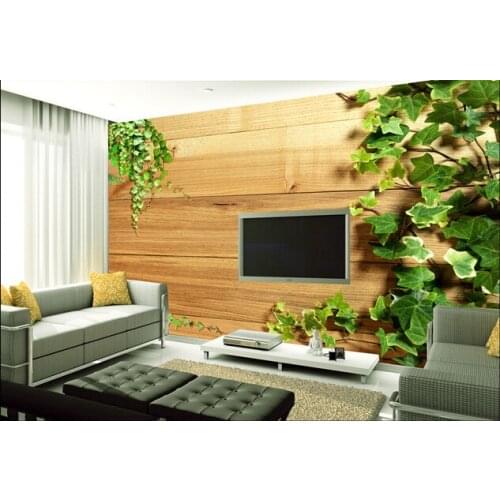 Custom 3D wallpaper, wooden mural for the living room bedroom TV background vinyl papel de parede