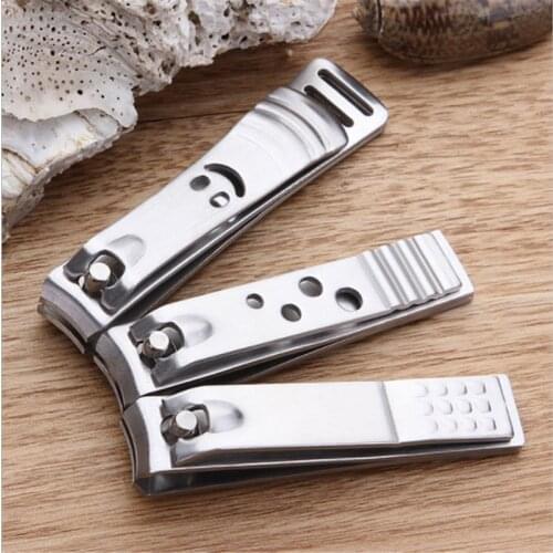 Stainless Steel Nail Clipper Straight Blades Toenail Cutter Professional Manicure Trimmer High Quality Toe Nail Clippers Knife