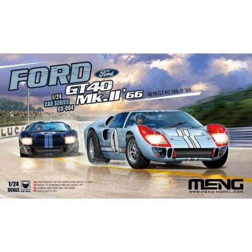 MENG CS-004 1:24 CAR SERIES FORD GT40 MK.II'66