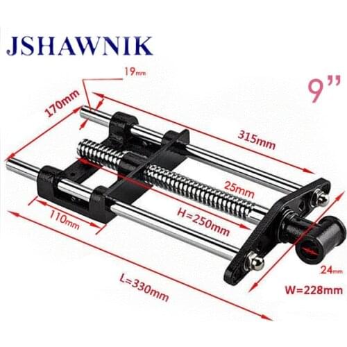 9"Jaw wide hand screw clip guide bar woodworking clamp woodworking vice woodworking fixture manual tool DIY