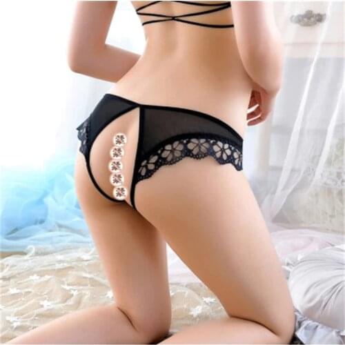 2021 New Low-Rise Sexy Briefs For Women Lace Transparent Panties Sexy Lingerie Thongs Lady Erotic Underwear Perspective Panties