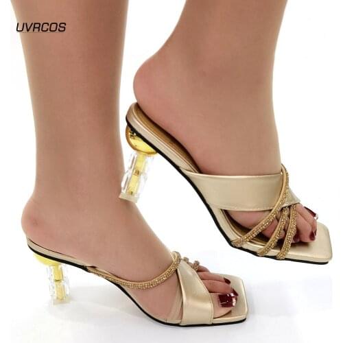 Latest Italian Women Wedding Shoes Luxery Shoes Women 2021 Summer Design Slip on Shoes for Women Italian Women Elegant Shoes