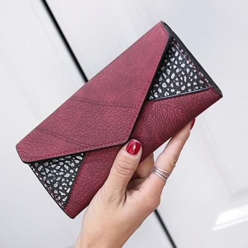 New Ladies Bags New PU Leather Casual Embroidered Diamond Wallets Fashionable Ladies Clutches Simple And Versatile Handbags