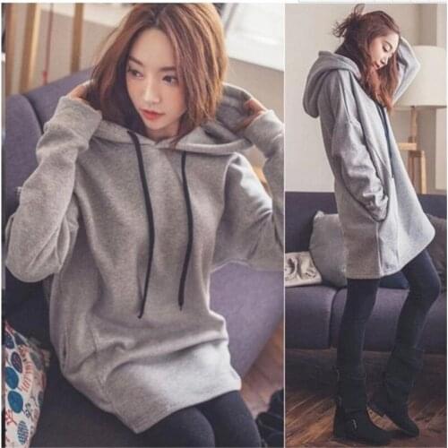 Maternity Clothes Oversize Hoodies For Pregnant Women Clothing Winter Tops Pullovers Warm Pregnancy Sweatshirts Outwear Hoodie