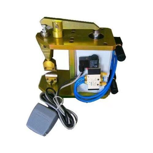 Pneumatic compressor crimping fiber optic equipment