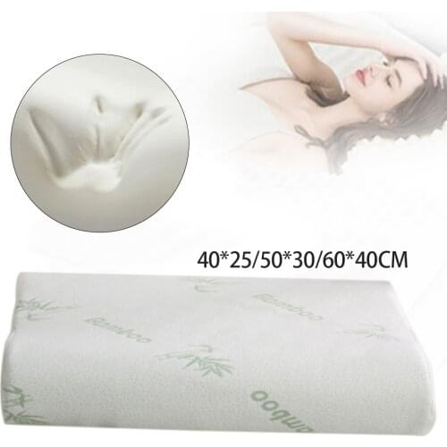 Fiber Slow Rebound Health Care Memory Foam Pillow Bamboo Fiber Pillow Memory Foam Pillow Support The Neck Fatigue Relief