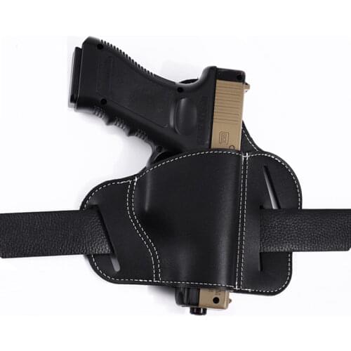 Right Hand Concealed Carry Gun Holster Universal Pistol Pouch for Glock 17 18 19 26 43 Beretta M92f SIG Sauer P226 CZ75 Holsters