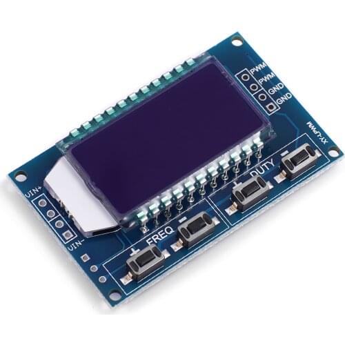 PWM Pulse Frequency Duty Cycle Adjustable Module LCD Display 1Hz-150Khz 3.3V-30V PWM Board Module