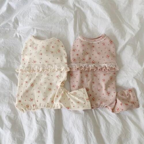 Stretch Dog Jumpsuit Pajamas Puppy Small Dog Costume Pyjama Yorkshire Pomeranian maltese Bichon Poodle Schnauzer Clothing Outfit