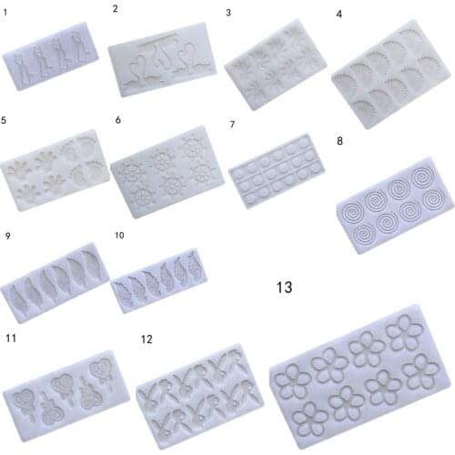 Various Shapes Of Silicone Mold Cake Decorating Tools Cupcake Mold Chocolate Sheet Mould Decorating Muffin Pan Baking Stencil