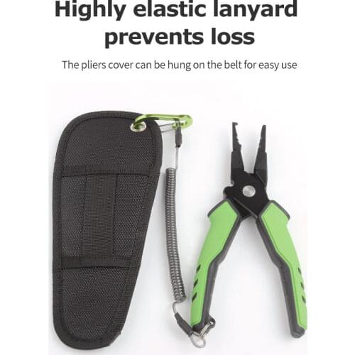 Fishing Pliers Grip Fishing Tool Tackle Aluminum Alloy Set Split Ring Cutters Line Hook Remover Cutter Line Split Ring Gripper