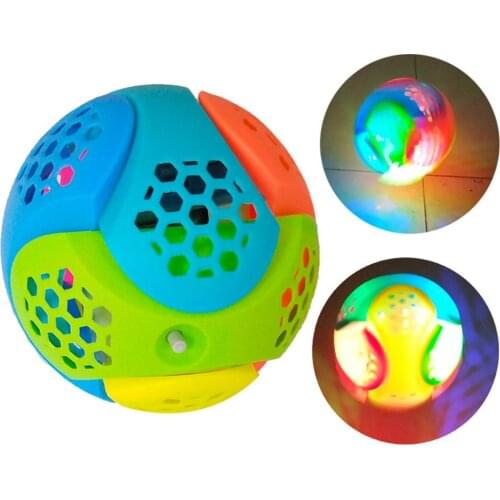 Assembly Dancing Ball Lights Sound Music Children Luminous Toy Baby Kids Gift