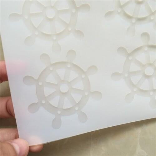 Steering Wheel Silicone Mould Fondant Molds for Cake Decorating Tools ChocolateCake Border Silicone Mold Baking Accessories