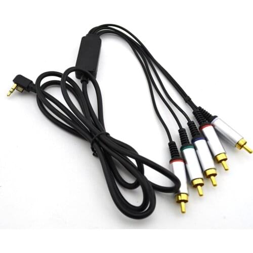 Xunbeifang 10pcs Audio Video AV Cable HDTV Component Extension Cord for Sony PSP 3000 To TV Monitor