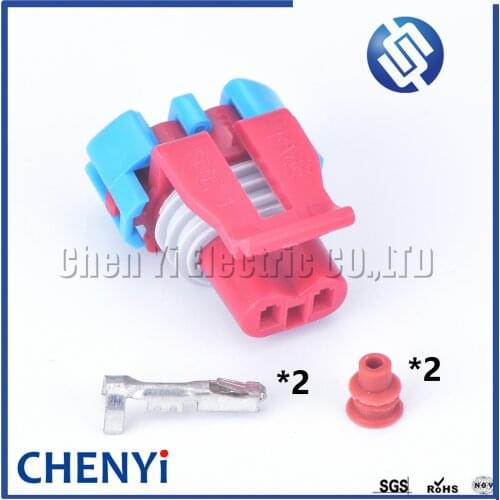 1 set 2 Pin Female Auto Waterproof Connector plug 12052643 Sensor Plug Valve