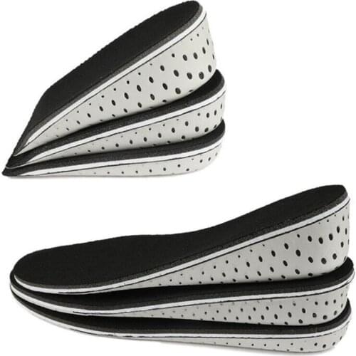 1 Pair Memory Foam Increase Height High Half Insoles Shoe Inserts Increased Height Insole Pads for Unisex 2-4cm Height