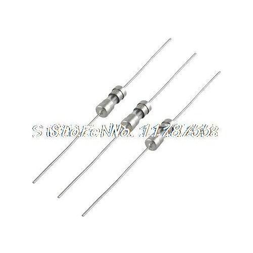 10 x Glass Cartridge Slow Blow Axial Lead Fuse 3.6x10mm 250V 3A