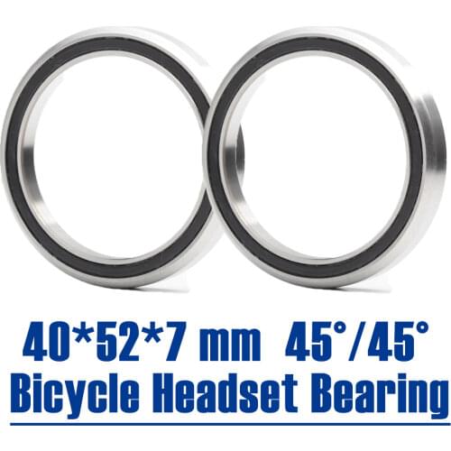 ACB52H7 Bicycle Headset Bearing Cover 52*40*7mm 45/45 Degree Chrome Steel Tapered Upper Lower ACB Bearings Tapered Parts Repair