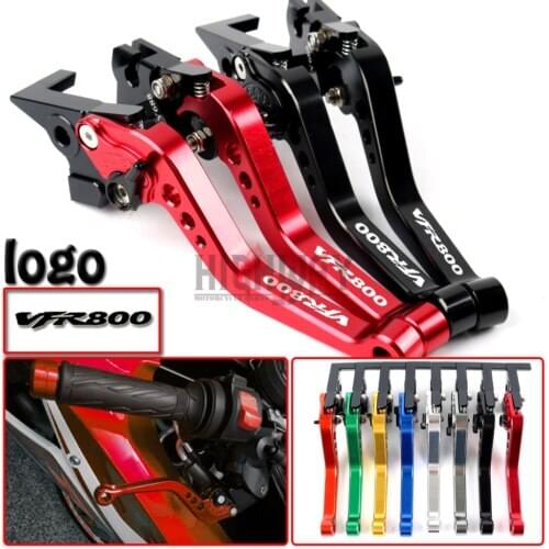 Motorcycle CNC Aluminum Brake Clutch Levers Adjustable Short Lever for Honda VFR800 X/F VFR 800 2011-2013