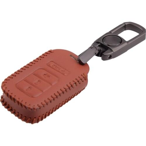 Car 4 Button Remote Key Case Cover Fob Fit for Honda Civic CR-V CRZ HR-V Pilot Ridgeline Accord EX EXL2017