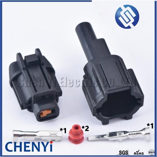 1 Pin male female Auto Waterproof Connector Air Conditioner Compressor Pump Socket 6188-0551 6185-0862 For Nissan Teana Qashqai