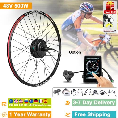 Ebike Rear Wheel Hub Motor Kits DC Cassette Flywheel E-bike Bafang 36V 250W Electric Bicycle Hub Drive Motor Kits DC Gearshift