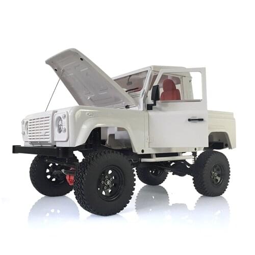 Hercules 1/10 275MM Land Rover D90 RC Rock Crawler Car DIY Pickup Model Metal Chassis Ourdoor toys for boy gift THZH0890-SMT6