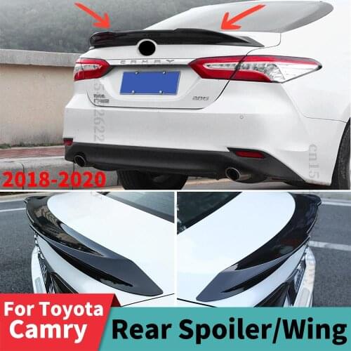 Roof Rear Spoiler Wing Exterior Part Racing Sport Boot Lip Tail Air Deflector Splitter Refit For Toyota Camry 2018 2019 2020