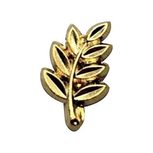 Masonic Lapel Pins Gold Leaf Brooch Gifts Badges With Butterfly Clutch,12mm