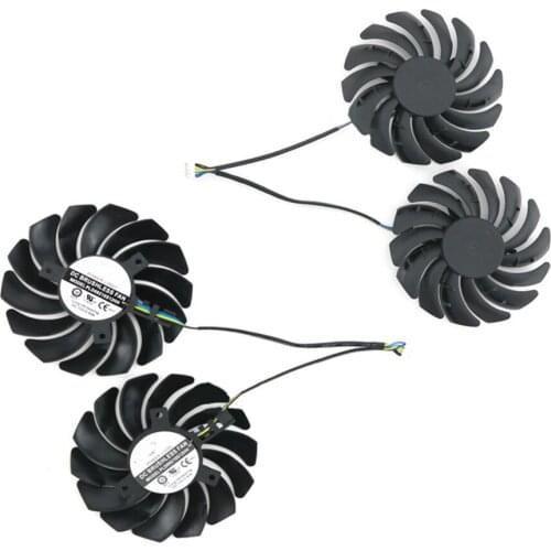 Durable PLD09210S12HH Graphics Card Cooling Fan Replacement GPU Cards Fans for MSI GTX1660ti 1660 1650S GAMING/X Repair Part