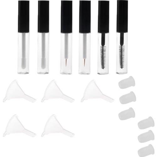 4ml Clear Empty Mascara Eyelash Growth Oil Container Eyeliner Lip Gloss Vial