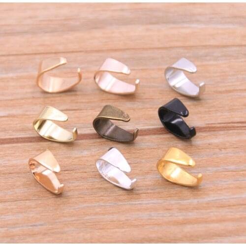 100pcs 2020 New Product 6*9*4mm 9 Color Open Melon Seed Button For DIY Necklace Bracelet Chain Fashion Jewelry Making Findings