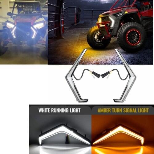 Front Driver Signature Light turn signal light for Polaris RZR XP Turbo 4 Turbo Xp 1000 4 1000 2019