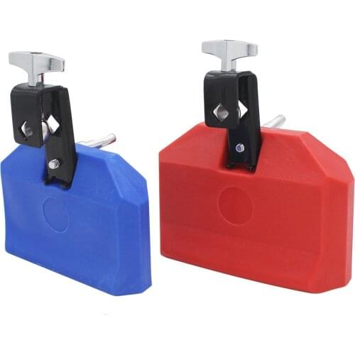 MoonEmbassy Percussion Jam Block Latin Music Sambago Bell Cowbell Knocker Drum Accessories