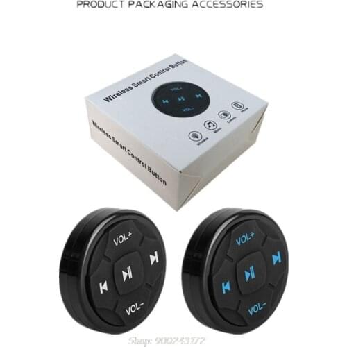 Universal Car Steering Wheel Wireless Bluetooth Remote Control Media Button for Mobile Phone Controller Car Kit S24 20 Dropship