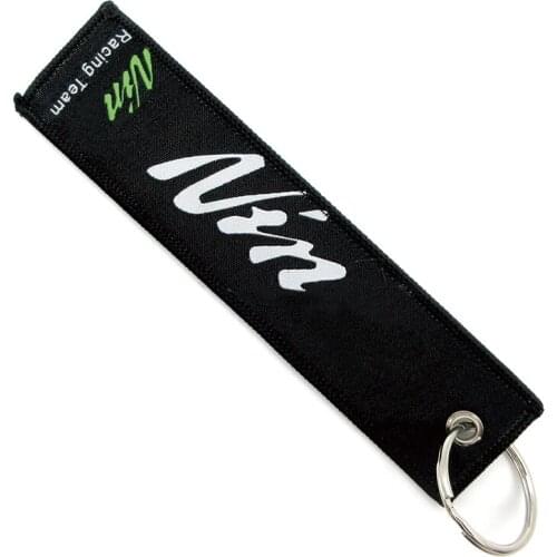 Universal Keyring For Kawasaki Ninja Z650 Z800 Z900 Z1000 Versys Motorcycle Collectable Embroidery Strap Keychain Key Ring Chain