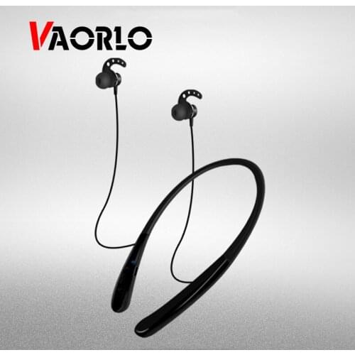 VAORLO Neckbank Bluetooth Headphone Wireless Headset Lightweight Sport Running Built-in Mic Earbuds auriculares for LG Headphone