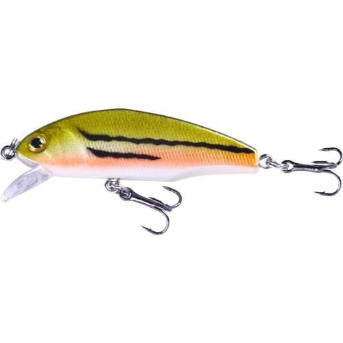 1pcs Minnow Fishing Lures 3D Eyes Artificial Hard Bait 5cm 3.1g Pesca Sinking Wobbler Crankbaits Carp Bass Tackle