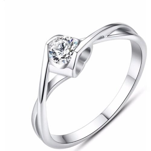 2018 New Arrival 100% 925 Sterling Silver Ring For Women Ture Love Heart High Quality Zirconia Ring Gift Fine Jewels Wholesale