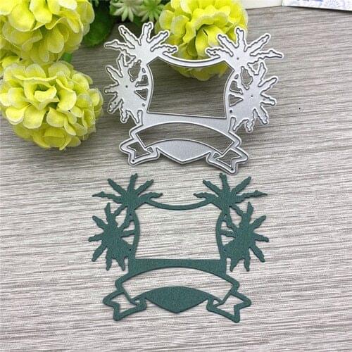 2020 tree decoration Square Cutting Dies stencil Scrapbooking Pressing Crafts Die Cuts For DIY Decorations Embossing Art