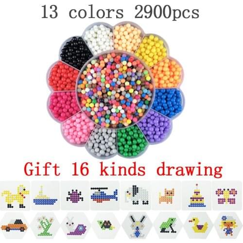 5000pcs 24 colors DIY Magic Beads puzzle water spray beads ball games handmade magic toys for Children Spell Replenish
