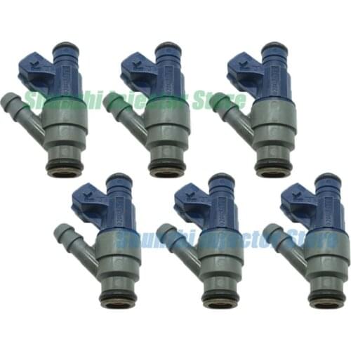 6pcs Fuel Injector Nozzle For Volkswaen VW Golf Jetta Beetle 2.0L 0280155791