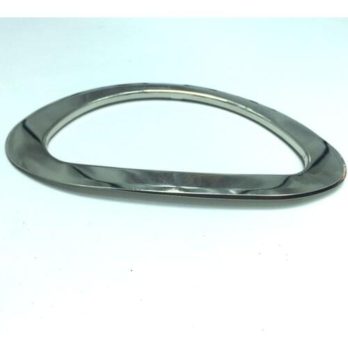 155 x100 mm Shine Gold /Silver Oval Metal Purse Eyelets purse handles Bag Grommet 50pcs/lot