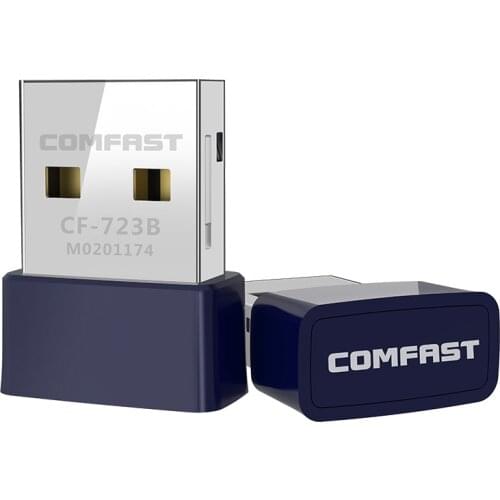 Comfast Mini USB WiFi Adapter PC Network LAN Card 150Mbps Wi-Fi dongle CF-723B Bluetooth 4.0 USB Ethernet wifi Receive&Transmit